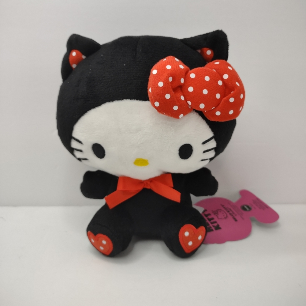 Sanrio Hello Kitty Dressed in a Black Cat Outfit